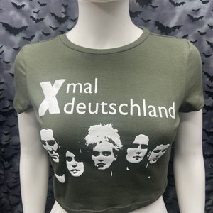 T-shirt Xmal Deutschland (Nouvelle Vague/Gothique) - Motif Incube Succube, Référence GT281, Noir, Unisexe, Neuf Avec étiquettes
