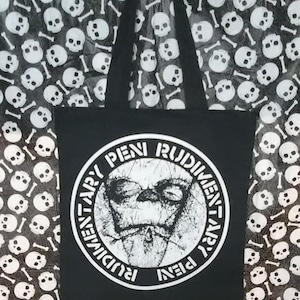 Tote Bag Rudimentary Peni anarcho Punk deathrock