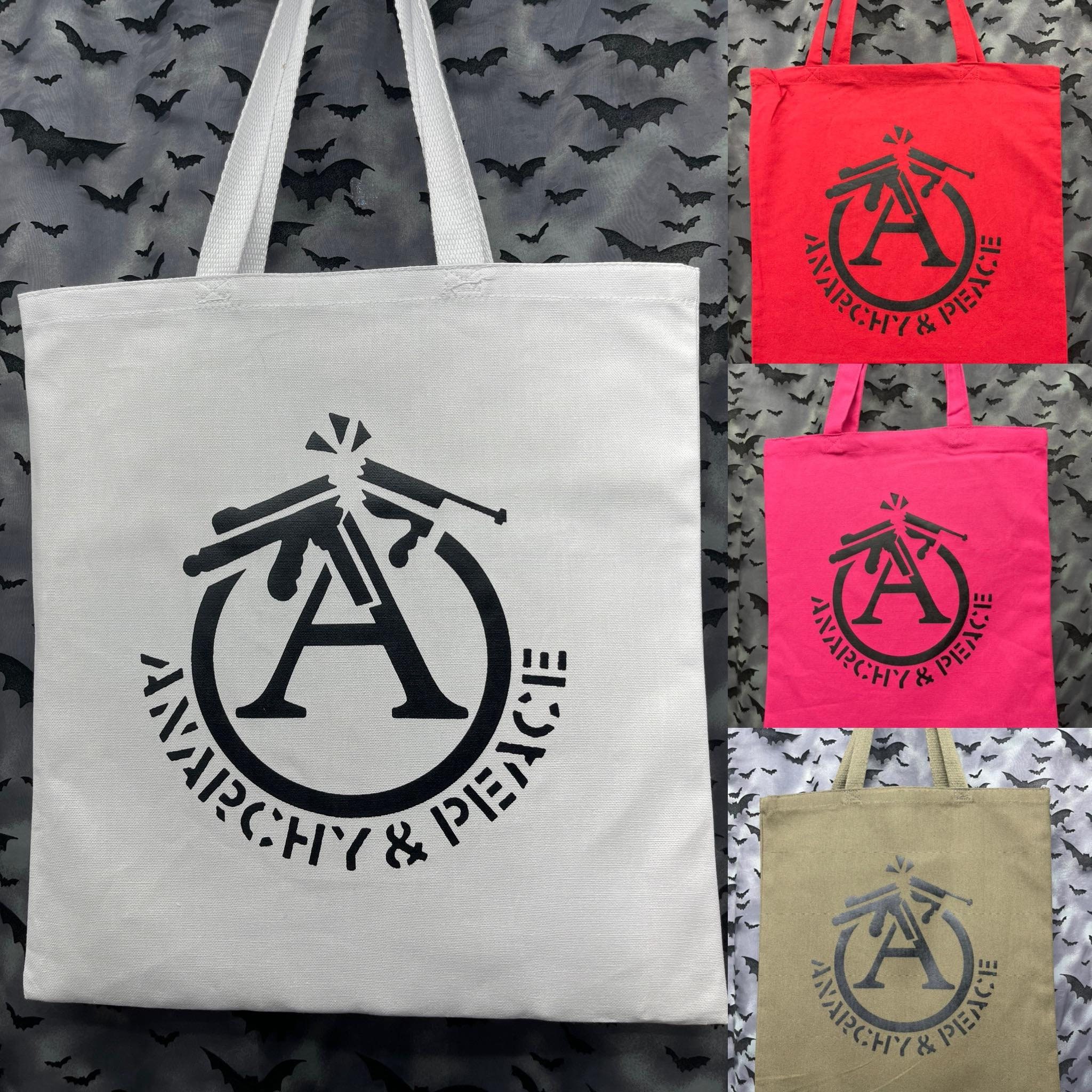 Buy Tote Bag Crass Anarchy and Peace Anarcho Punk Online in India 
