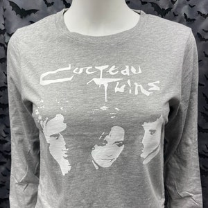 Cocteau Twins Long Sleeve gray top goth gothic