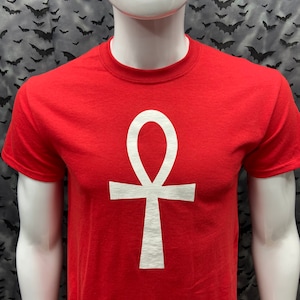 Tshirt Ankh Egyptische Gothic Deathrock Goth Post Punk
