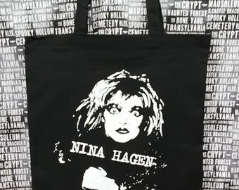 Borsa tote Nina Hagen Gotico punk deathrock gotico
