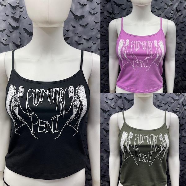 Rudimentary Peni crop tank top punk anarcho blinko