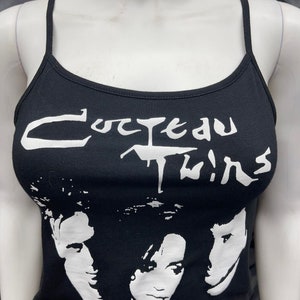 Cocteau Twins crop tank top goth image 4