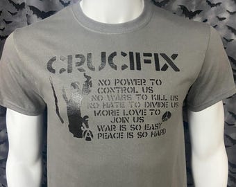 【ヴィンテージ】CRUCIFIX バンドTシャツ パンク クラスト ヴィンテージ】CRUCIFIX バンドTシャツ パンク クラスト - メルカリ