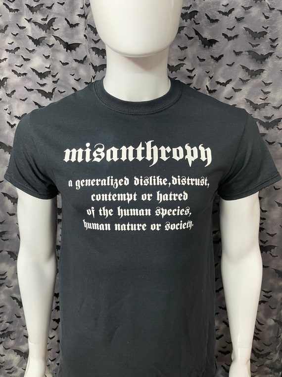 Misanthrope T-Shirt For Nature Lovers Misanthrope T-Shirt For Nature Lovers