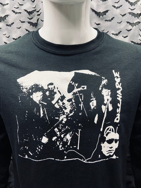 Long Sleeve Shirt Discharge D Beat Crust Punk - Etsy