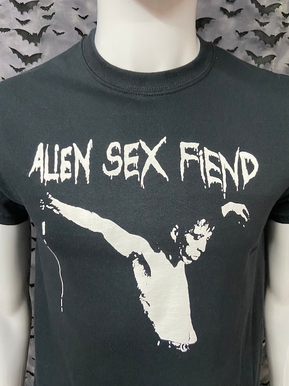 Tshirt Official Alien Sex Fiend Gothic Deathrock Goth Batcave - Etsy