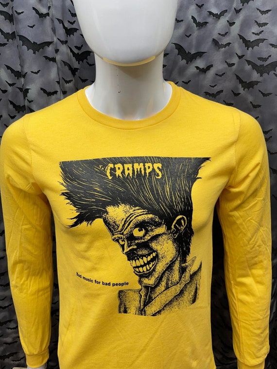 Long Sleeved Shirt the Cramps Punk Rockabilly Rocker - Etsy