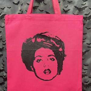 Tote Bag X Ray Spex hot pink punk rock