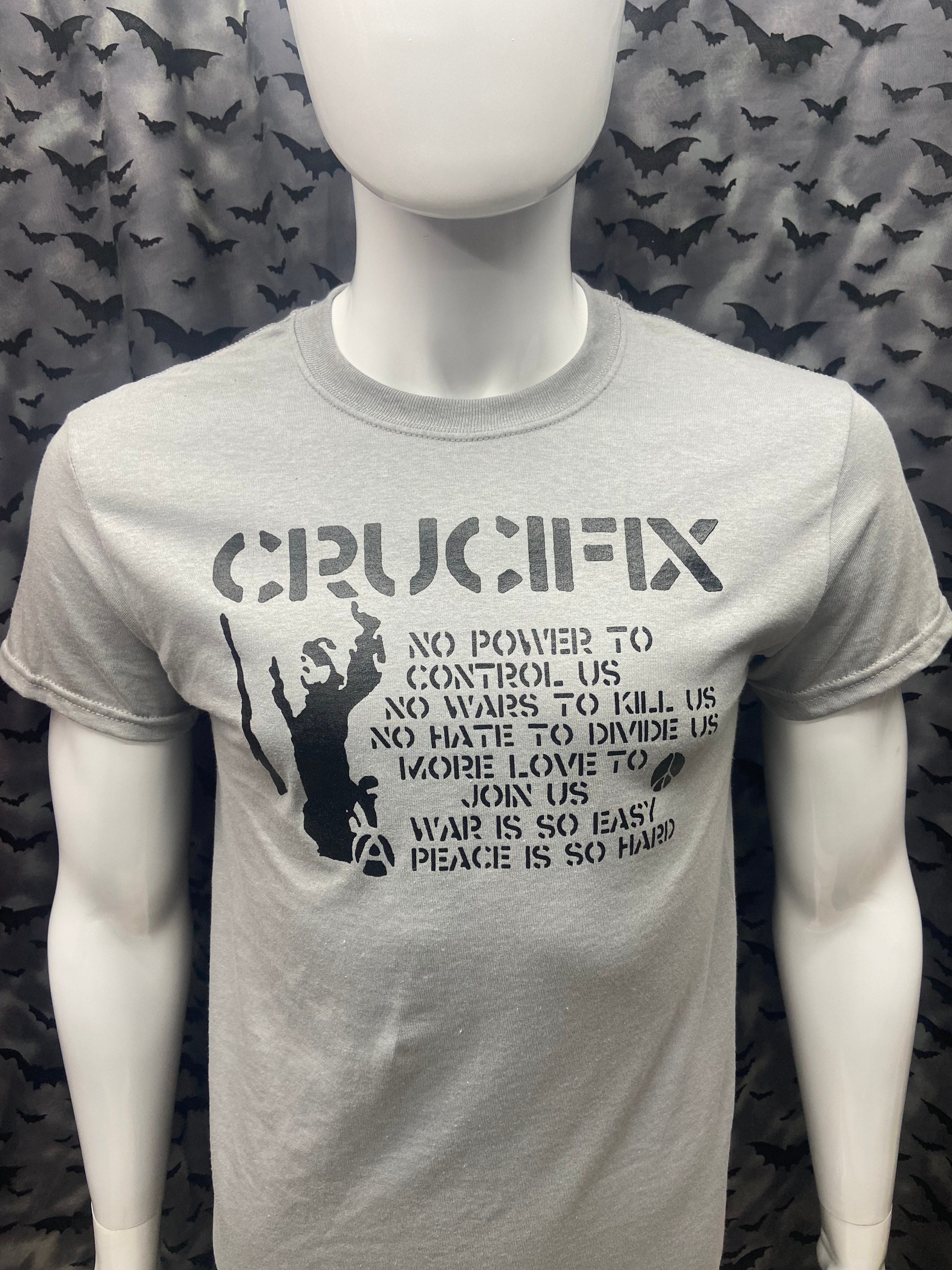 Crucifix Band T Shirt - Etsy Crucifix Band T Shirt - Etsy
