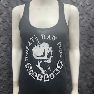 Disclose black tank top d beat raw punk
