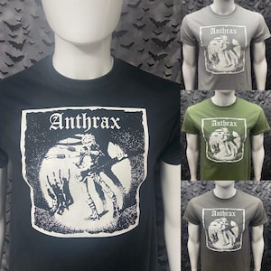 T-shirt Anthrax Punk Anarcho crust