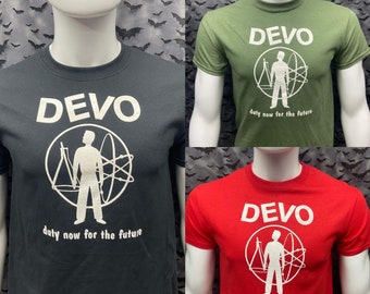 Tshirt DEVO punk new wave Goth Post Punk
