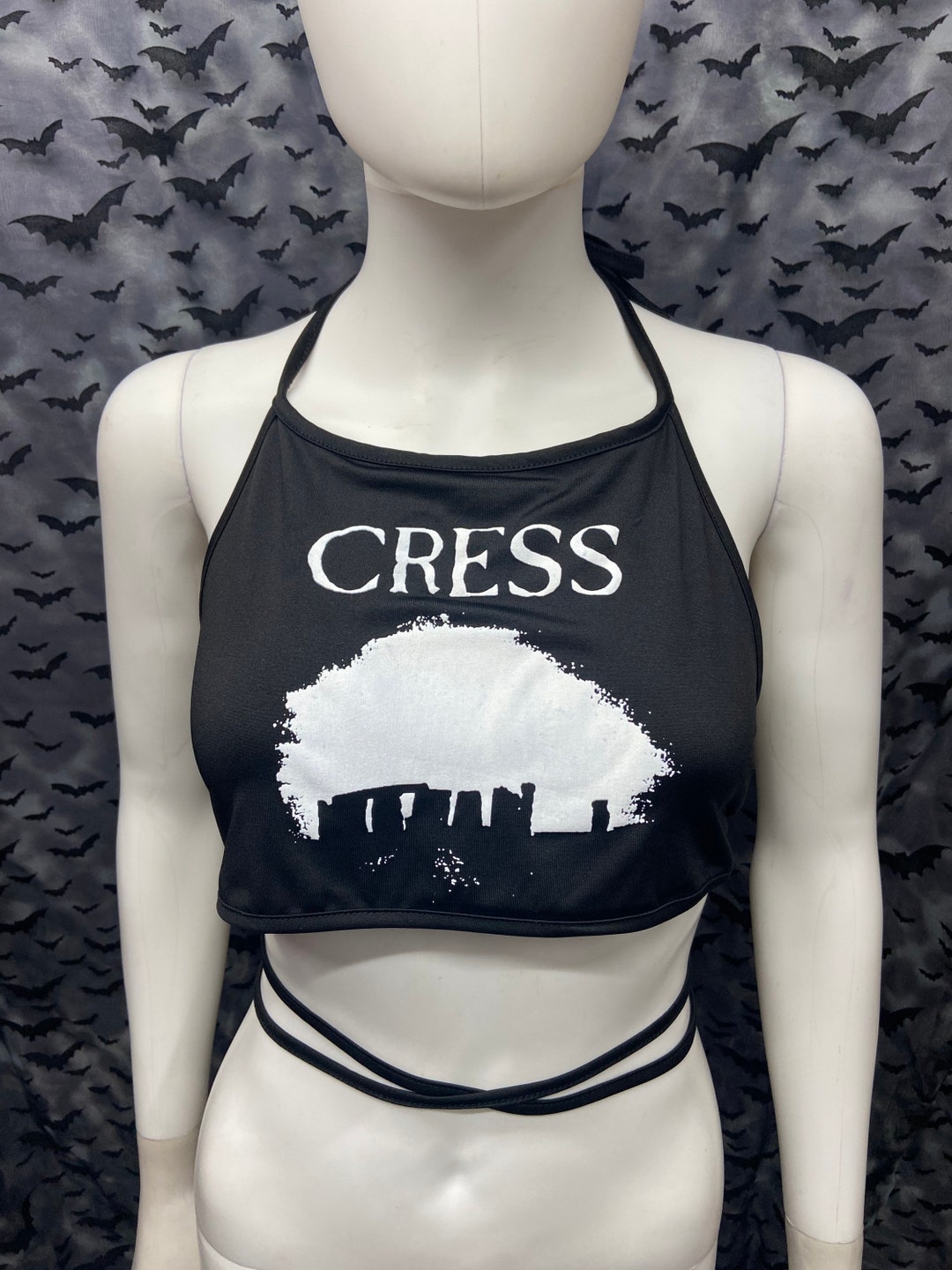 theredthread ブラック S cutting halter shirt Jersey Halter Top | SAINT LAURENT | elysewalker