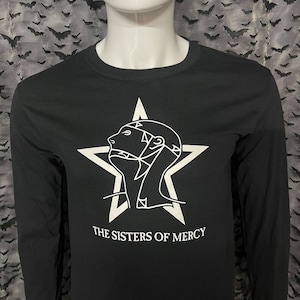 Long Sleeved Shirt Sisters of Mercy deathrock goth punk gothic