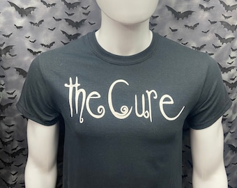 Camiseta con el logo de The Cure Deathrock Gótico Post Punk