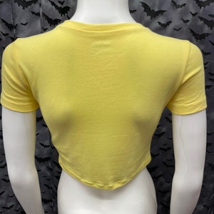 Cramps fashion cropped short sleeve top punk image 8