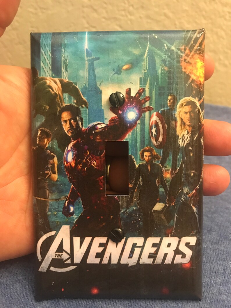 Avengers Single Light Switch Cover Etsy France