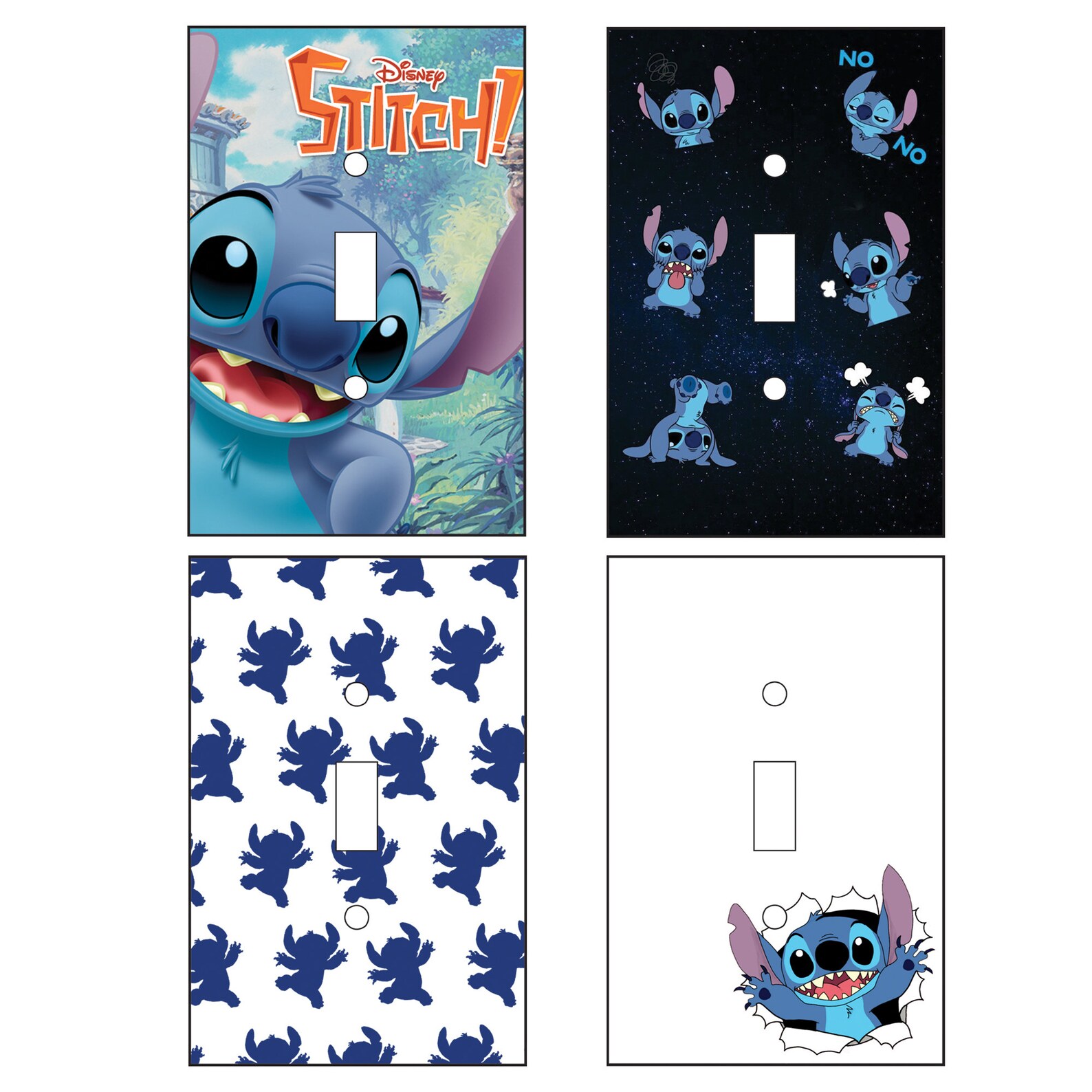 Single Toggle Light Switch Featuring Stitch Etsy