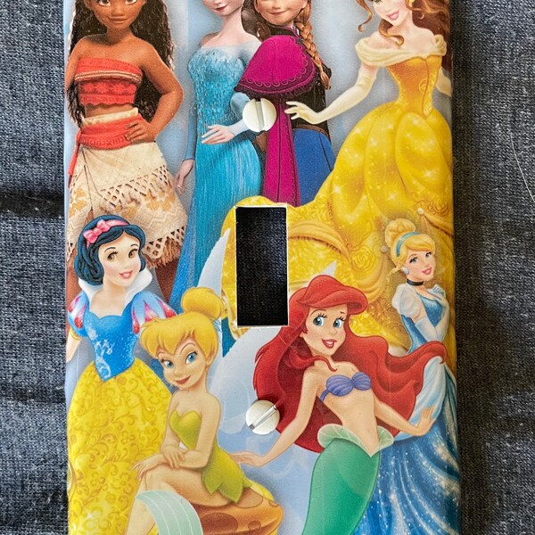 Single Toggle Light switch Disney Princess