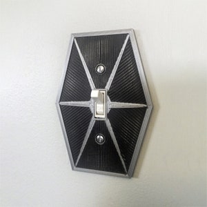 Star Wars inspired light switch cover for Star Wars room, gamer room, man cave