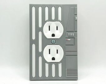 Star Wars Death Star Outlet Cover, Nerd Gamer Room Decor