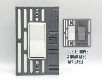 Death Star Rocker Light Switch Cover – Star Wars Sci-Fi gamer Decor