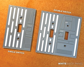 Star Wars inspired light switch cover for Star Wars room, gamer room, man cave