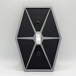 Star Wars inspired light switch cover for Star Wars room, gamer room, man cave