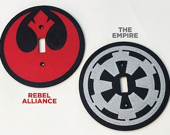 Star Wars Light Switch Cover: Rebel Alliance vs Empire