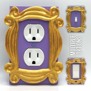 quirky light switch cover for coffee lover, gift for friends inspired