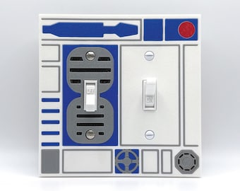 R2D2 Light Switch Cover: 3D Printed Star Wars Decor