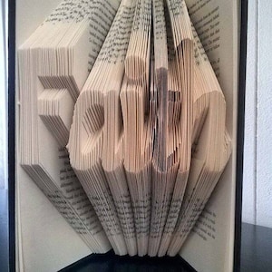 Unique inspirational gift, Faith Folded Book Art, motivational gift, house warming gift, you can do it, faith family friends, Booklover,book
