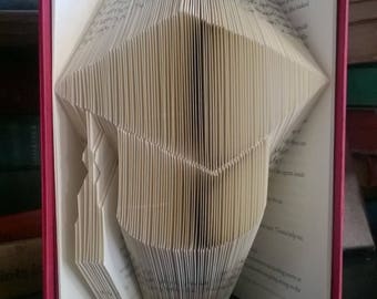 Mortar and Tassel Graduation Gift, Folded Book art, High school graduation gift, college graduation gift, graduating gift, graduate gift