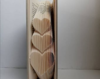 Folded Book Art, Valentines Day gift for him, valentines day gift for her