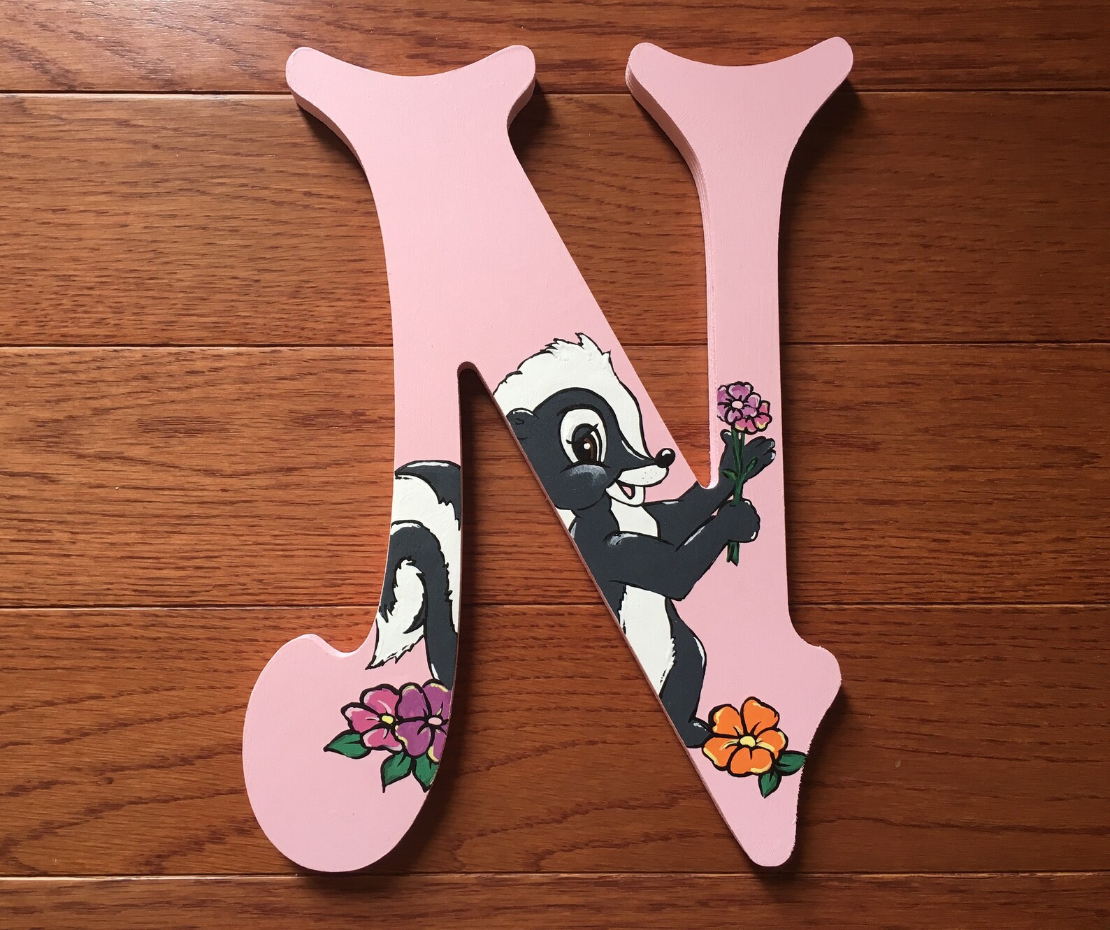 Custom Letters Disney Baby BAMBI AND FRIENDS Hand-painted - Etsy