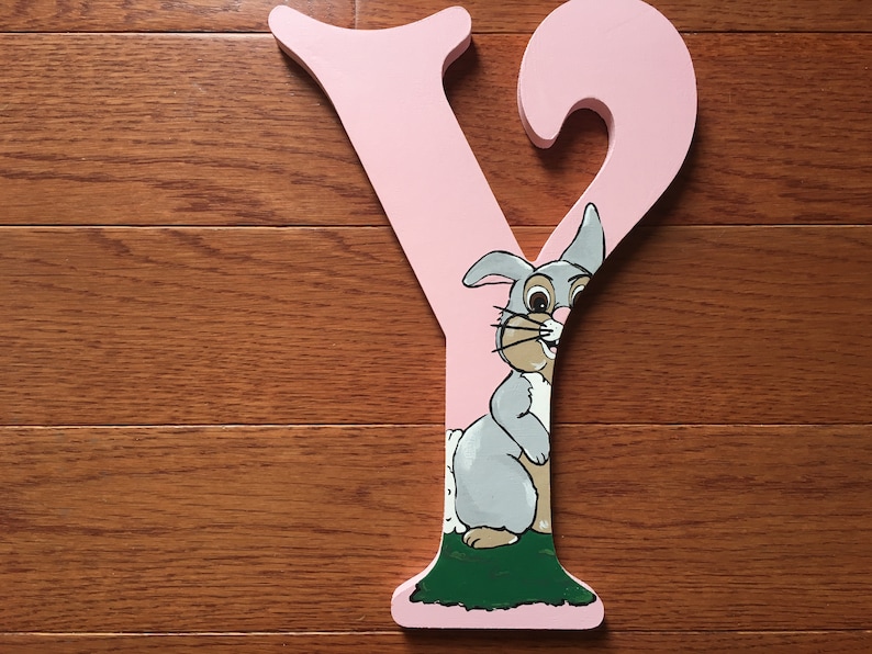 Custom Letters Disney Baby BAMBI AND FRIENDS Hand-painted - Etsy