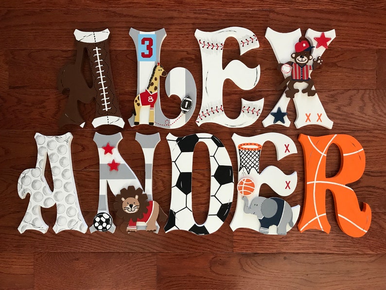 Custom Letters Lambs & Ivy FUTURE ALLSTAR Baby Crib Bedding Etsy