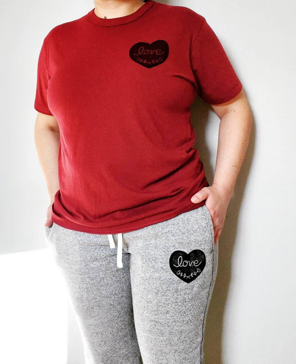 Print Joggers Unisex Hand 