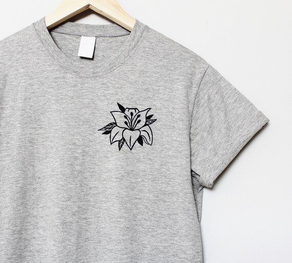 Tシャツ・カットソー MEDM Money Lucky 23SS Flowers t-shirts cut sewn unisexual Amazon.com: Lily Flower T-Shirt : Clothing, Shoes & Jewelry
