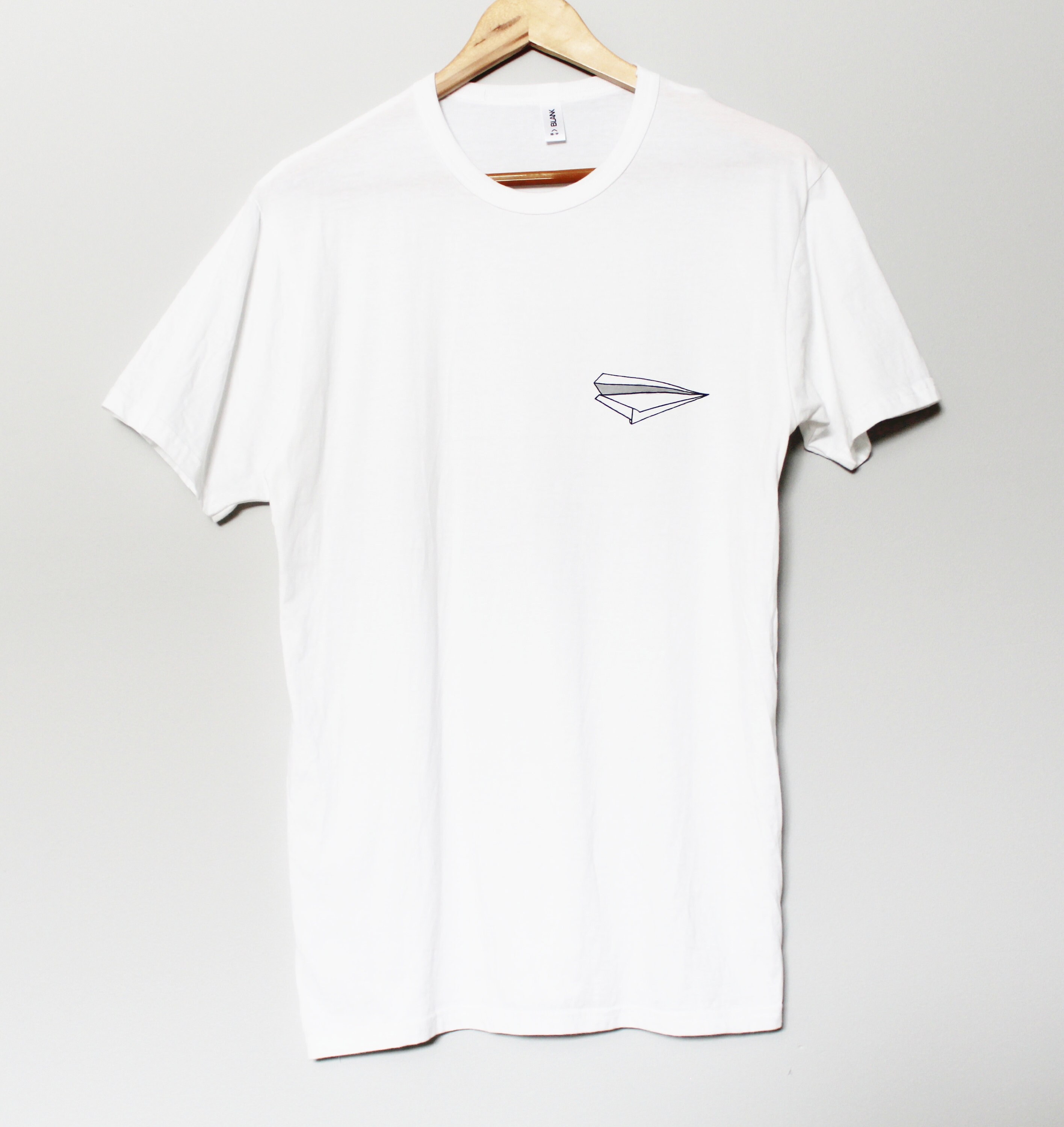 Paper Plane Perspectives Design T-shirt