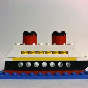 Lego Ship, Disney Inspired Lego Cruise Ship, Fish Extender, Lego Gift for Boys, Girls, Christmas Gift, Lego Cruise Ship , Cruise Reveal Gift
