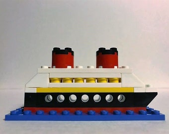 Lego Brick Cruise Ship Kit, Unassembled Gift