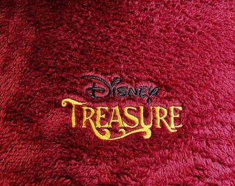 Personalized Disney Cruise Blanket – Embroidered Plush Throw