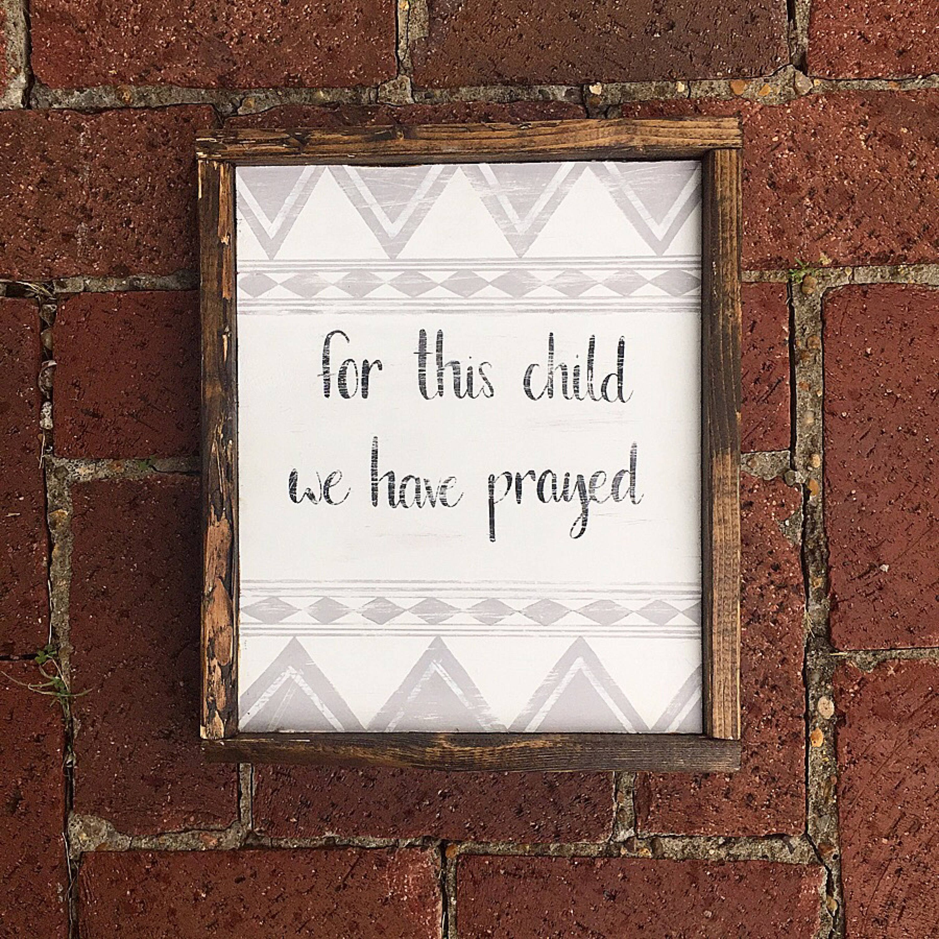 Baby boy nursery art boy nursery sign for this child we have Etsy