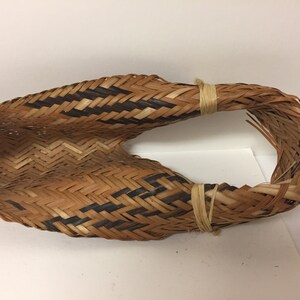 Amazon indigenous 1960's woven tipiti, a manioc squeezer image 2