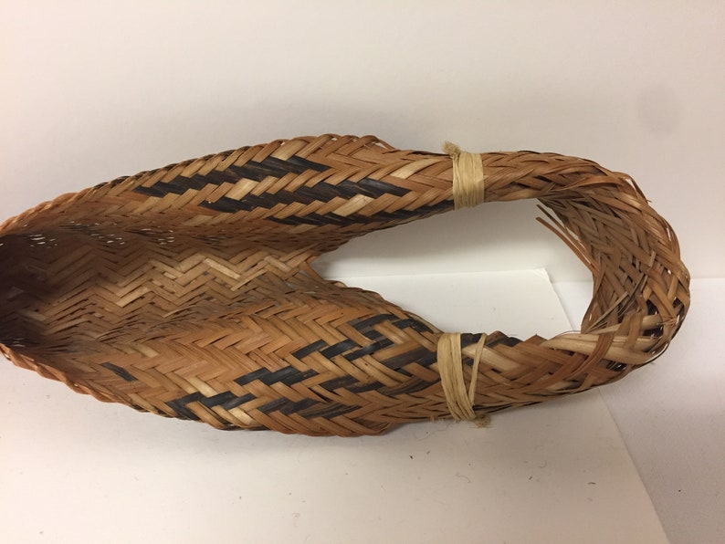 Amazon indigenous 1960's woven tipiti, a manioc squeezer image 2
