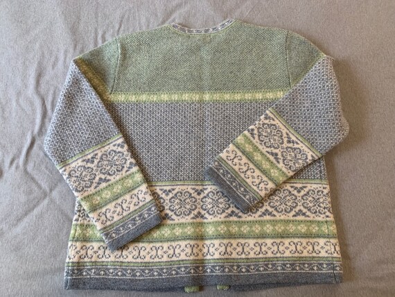 Sweater Scandinavian style M/L vintage hand knit - image 5