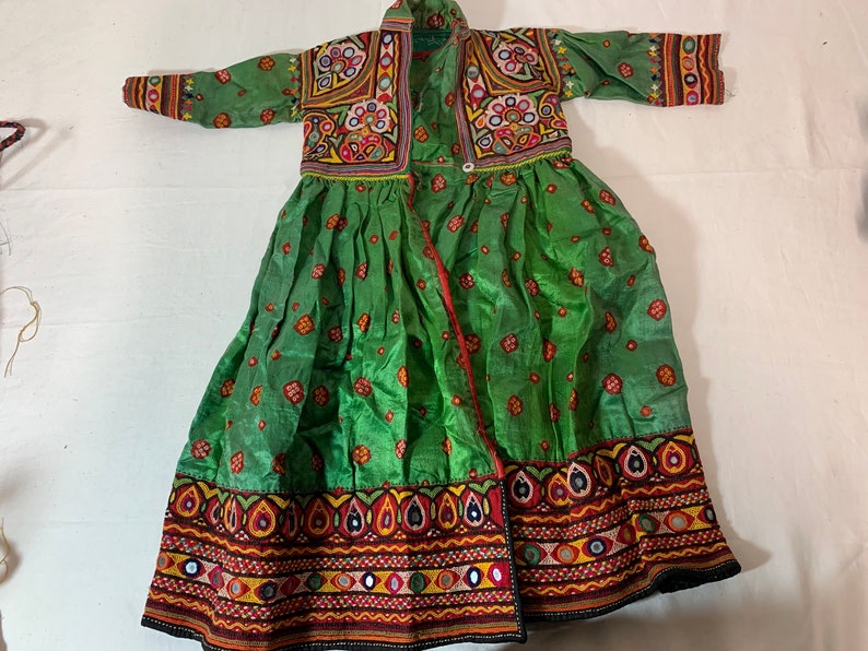 Gujarat India shops child vintage dress